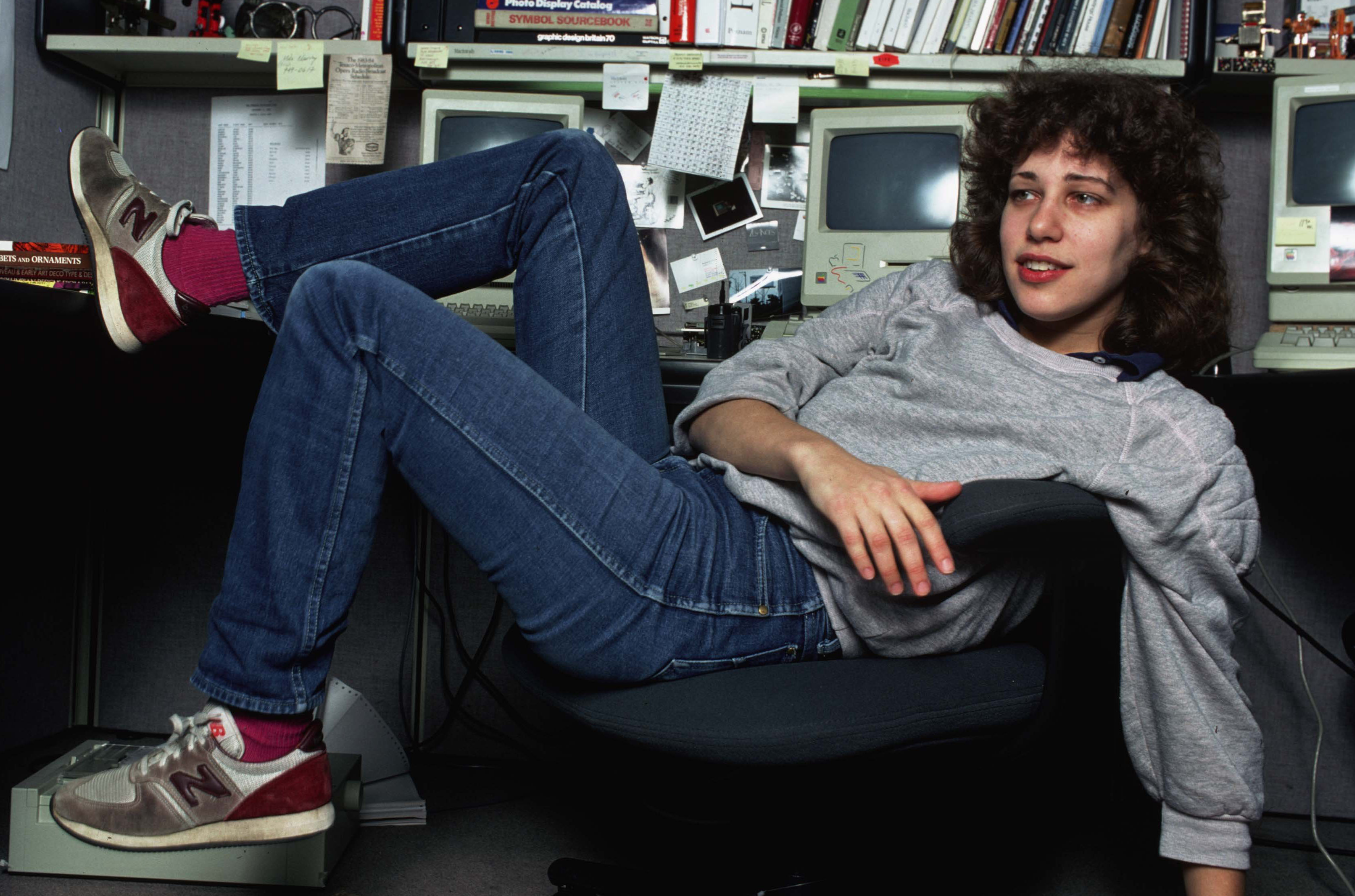 Susan Kare working st Apple